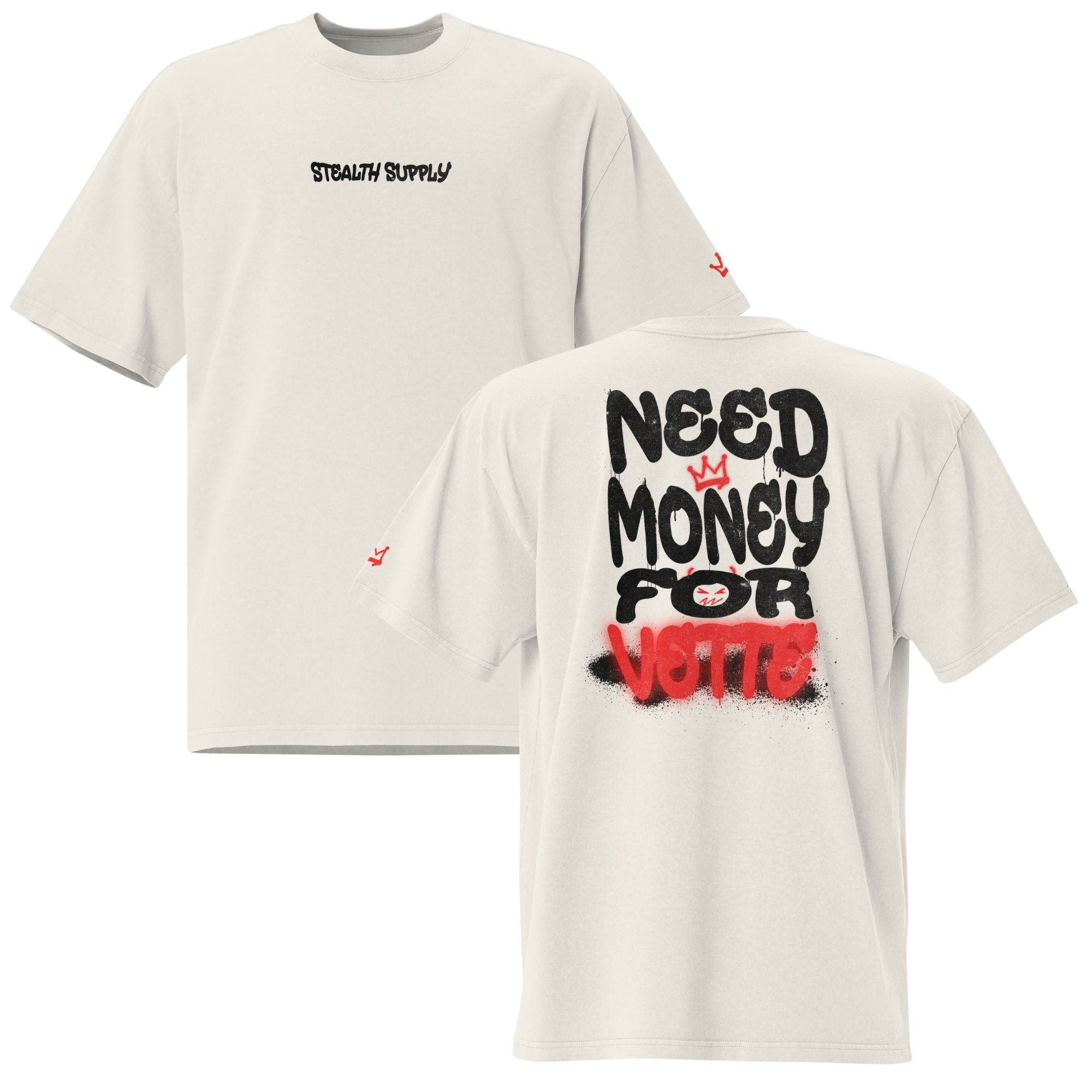 NEED MONEY FOR VETTE OVERSIZE TEE