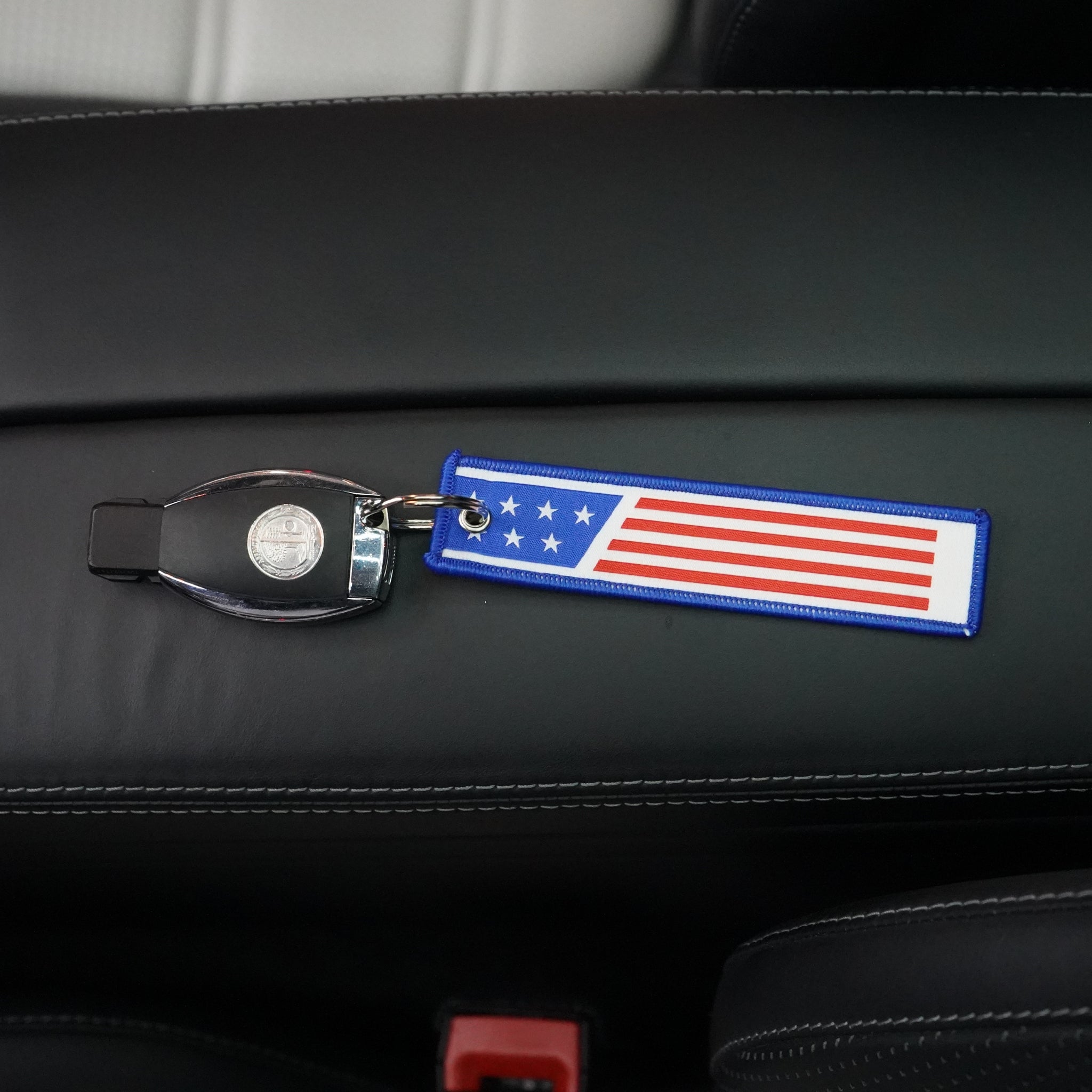 SS American Flag Keychain