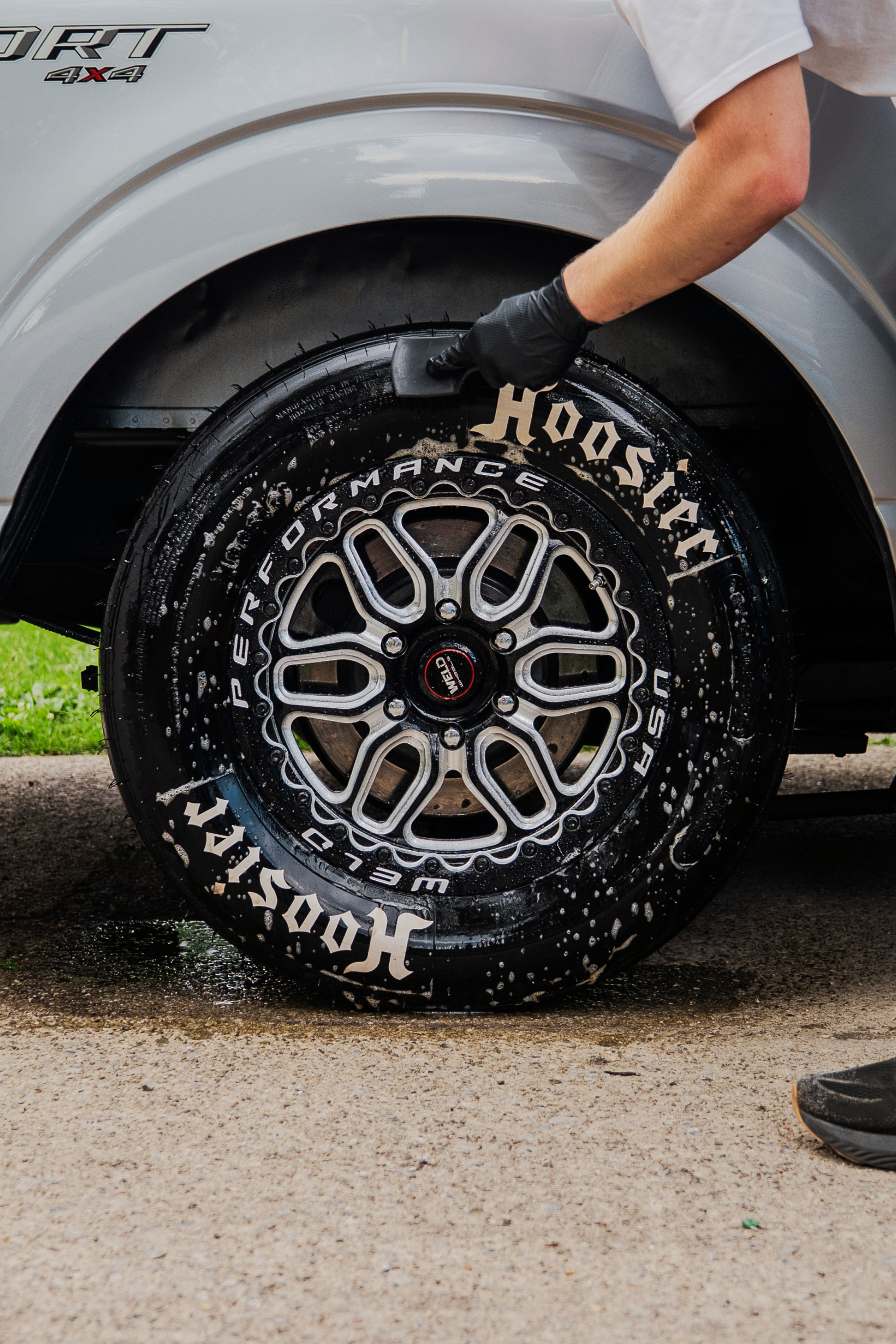 Hard Bristle Tire Brush