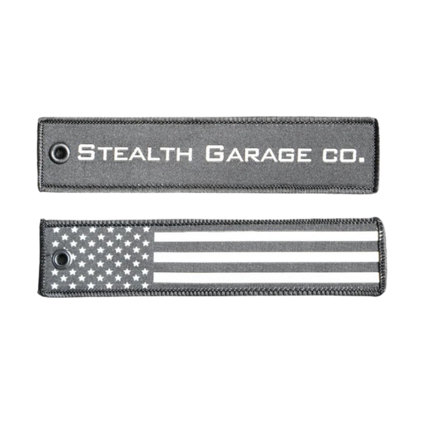 SS Tan American Flag Keychain