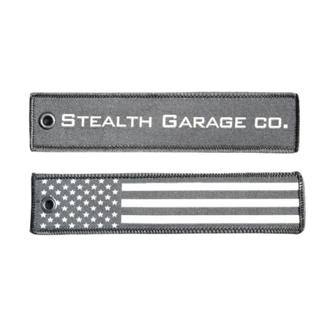 SS Tan American Flag Keychain